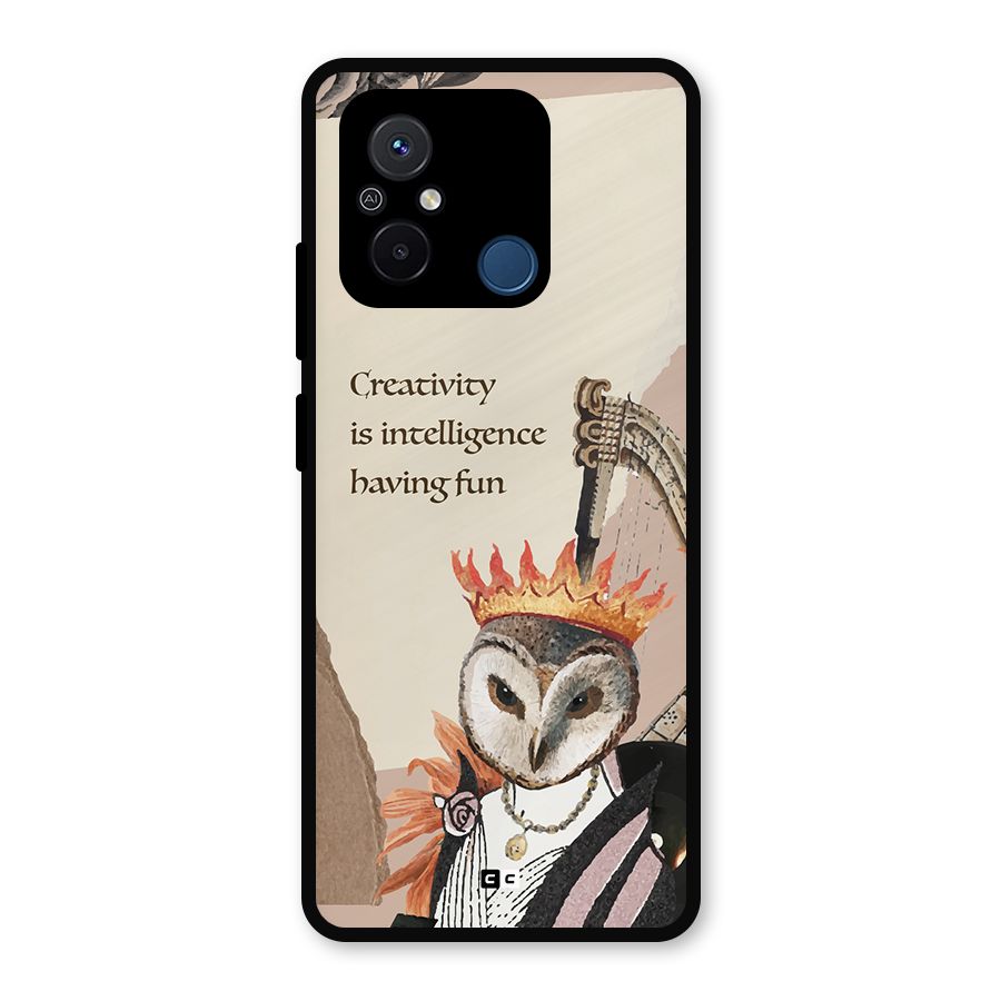 Creativity Intelligence Metal Back Case for Redmi 12C