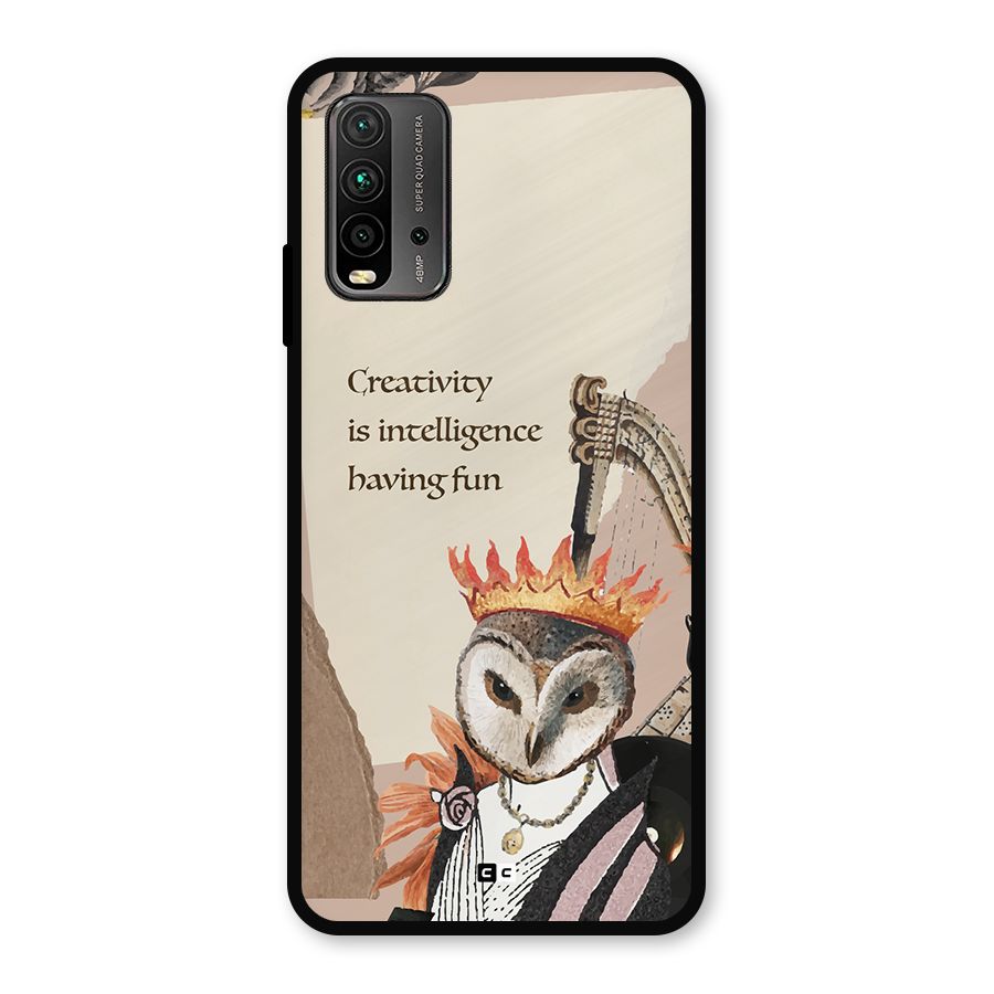 Creativity Intelligence Metal Back Case for Redmi 9 Power