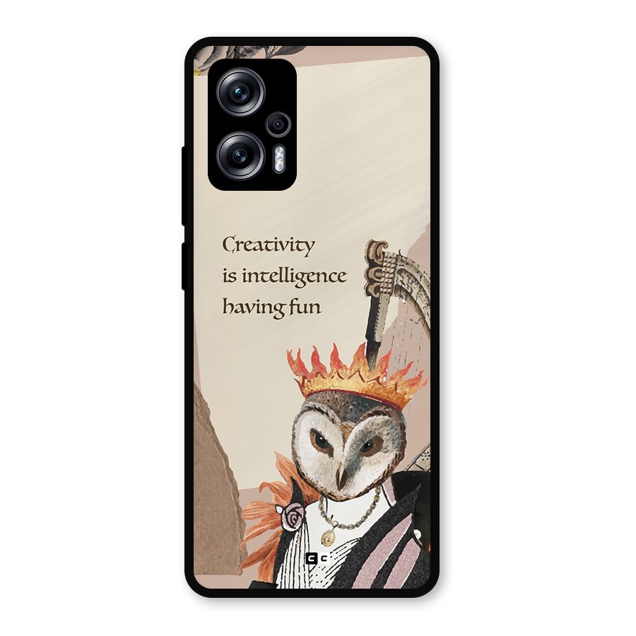 Creativity Intelligence Metal Back Case for Redmi K50i