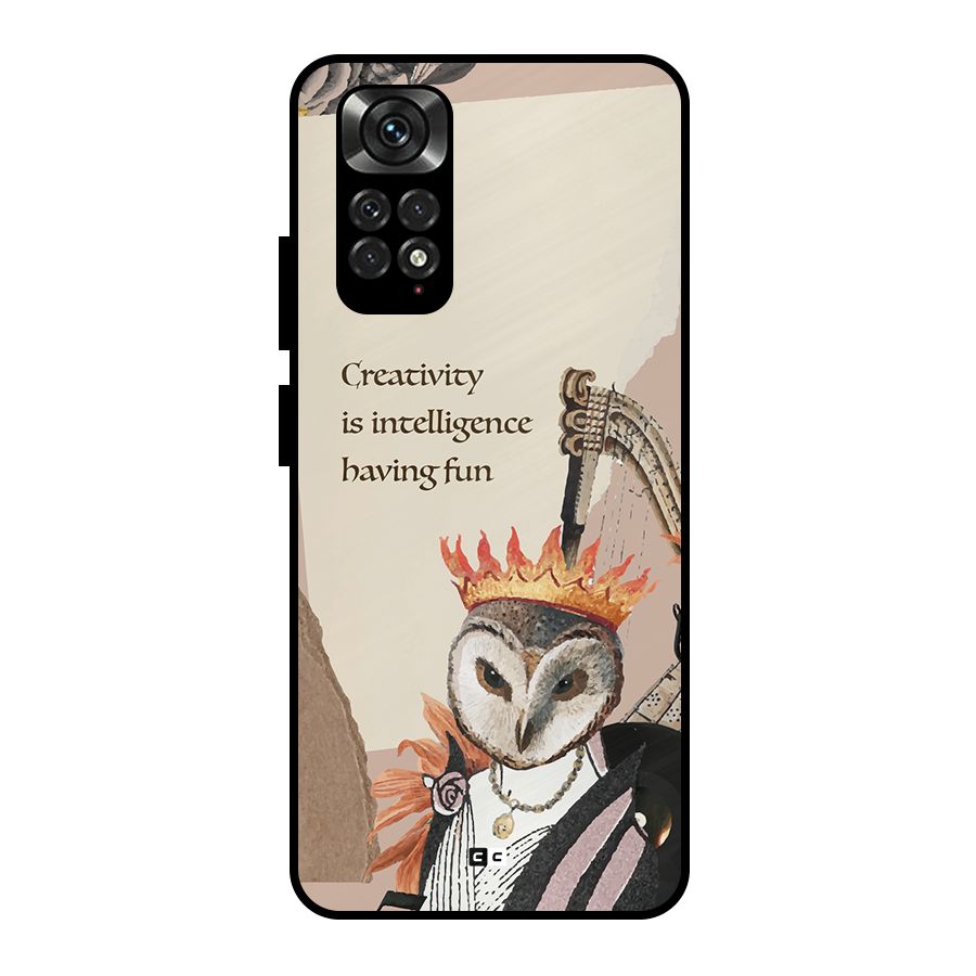 Creativity Intelligence Metal Back Case for Redmi Note 11 Pro