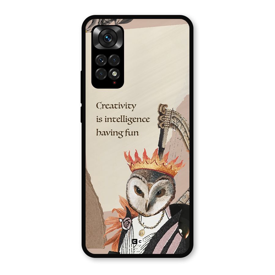 Creativity Intelligence Metal Back Case for Redmi Note 11s