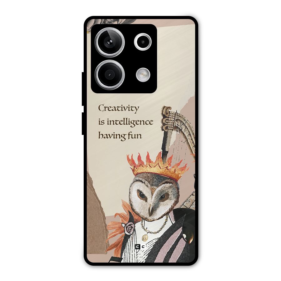 Creativity Intelligence Metal Back Case for Redmi Note 13 5G