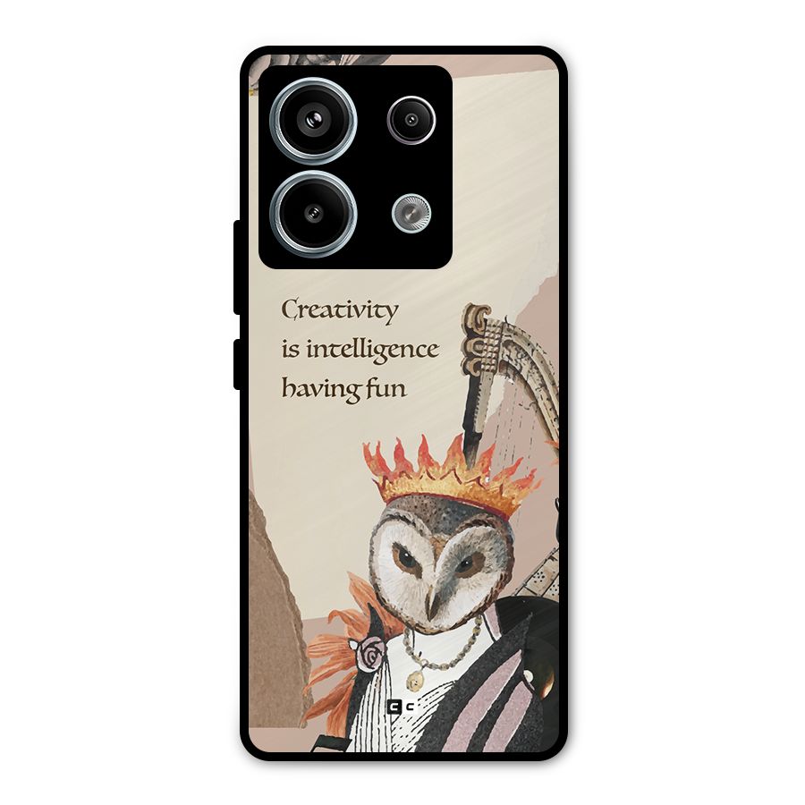 Creativity Intelligence Metal Back Case for Redmi Note 13 Pro 5G