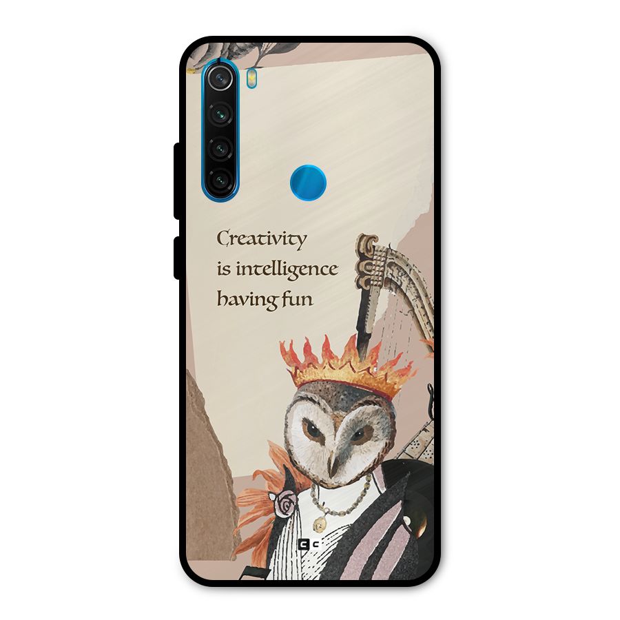 Creativity Intelligence Metal Back Case for Redmi Note 8
