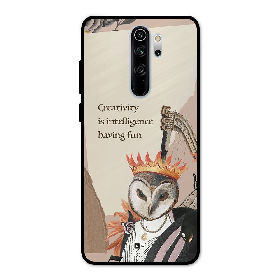 Creativity Intelligence Metal Back Case for Redmi Note 8 Pro