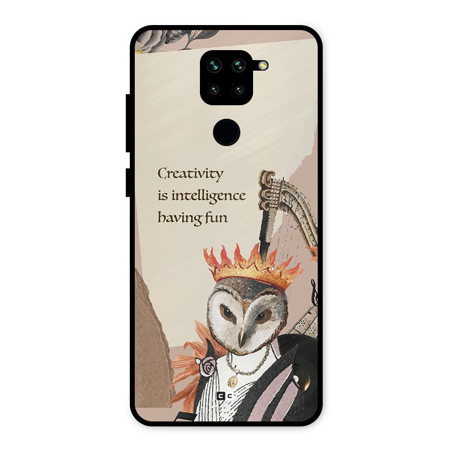 Creativity Intelligence Metal Back Case for Redmi Note 9