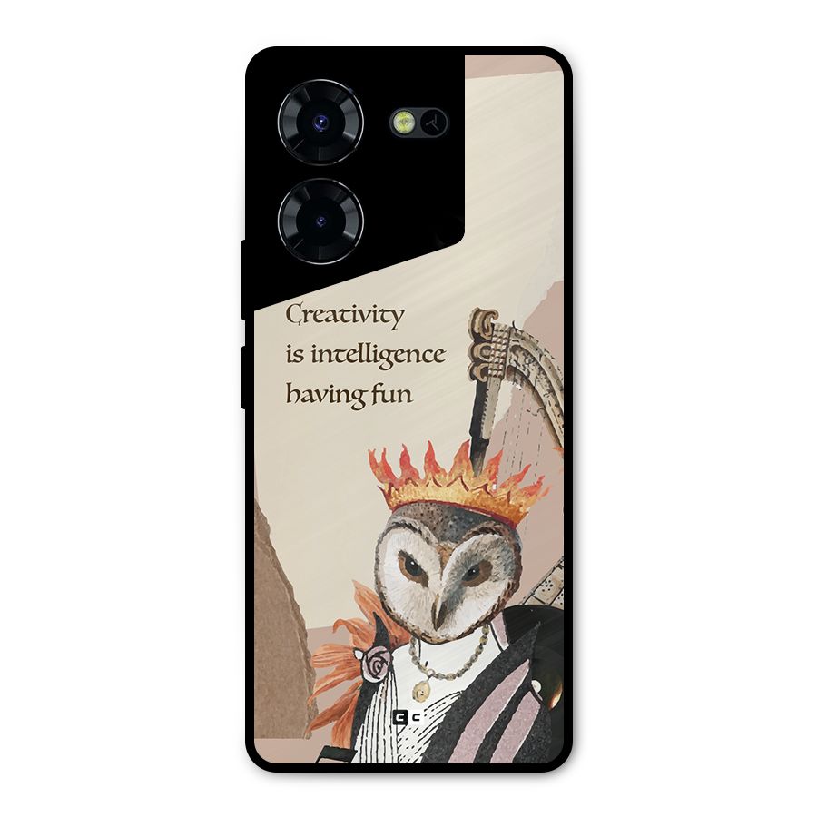 Creativity Intelligence Metal Back Case for Tecno Pova 5 Pro 5G