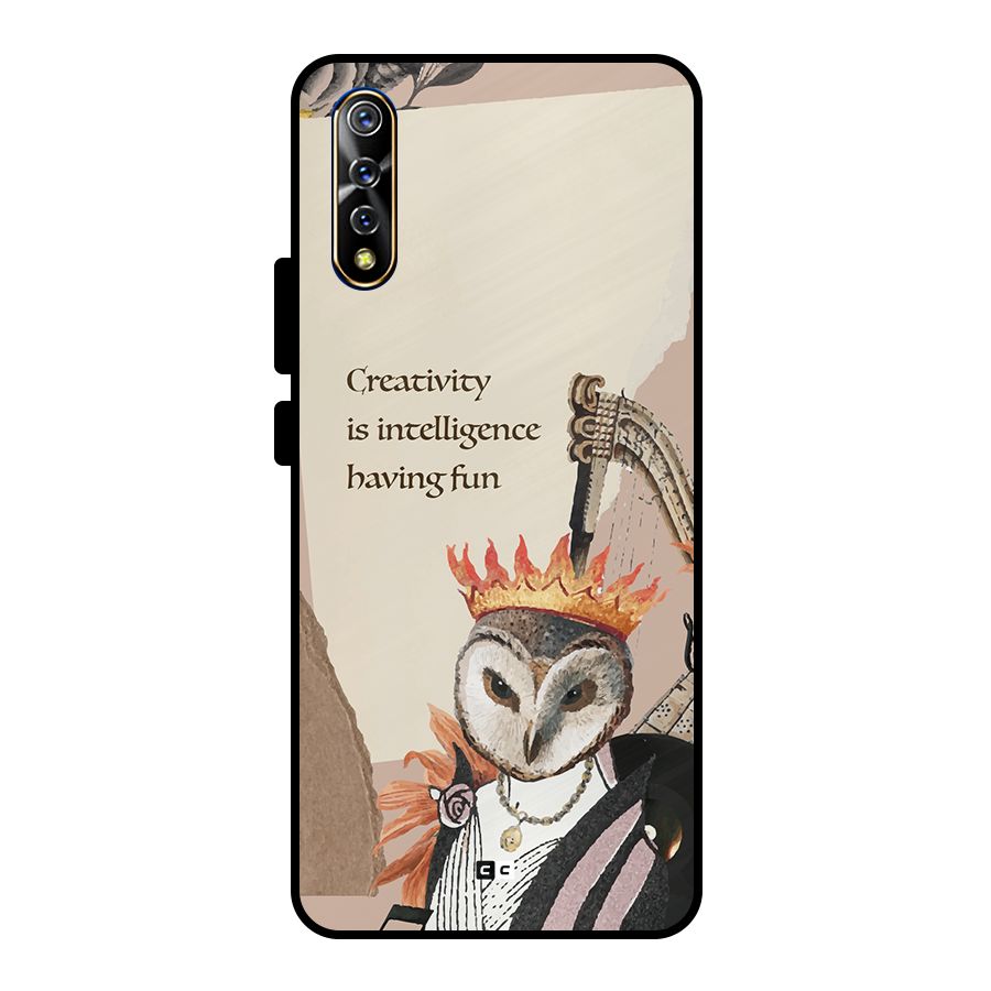 Creativity Intelligence Metal Back Case for Vivo S1