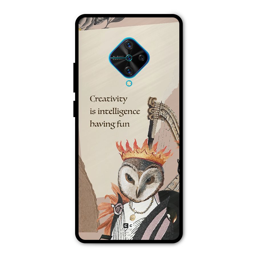 Creativity Intelligence Metal Back Case for Vivo S1 Pro