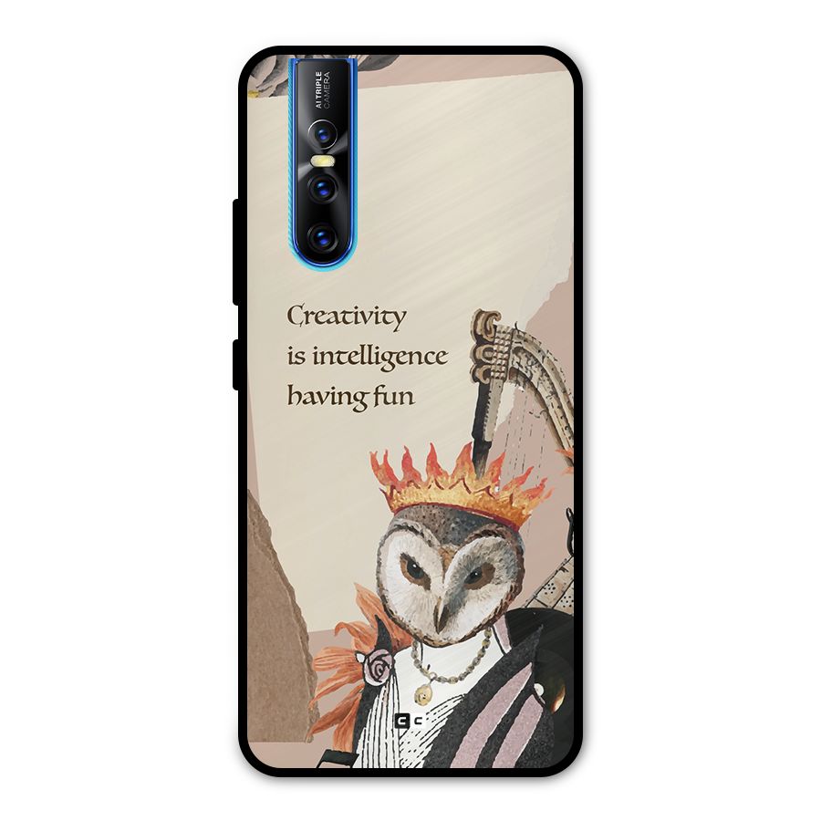 Creativity Intelligence Metal Back Case for Vivo V15 Pro