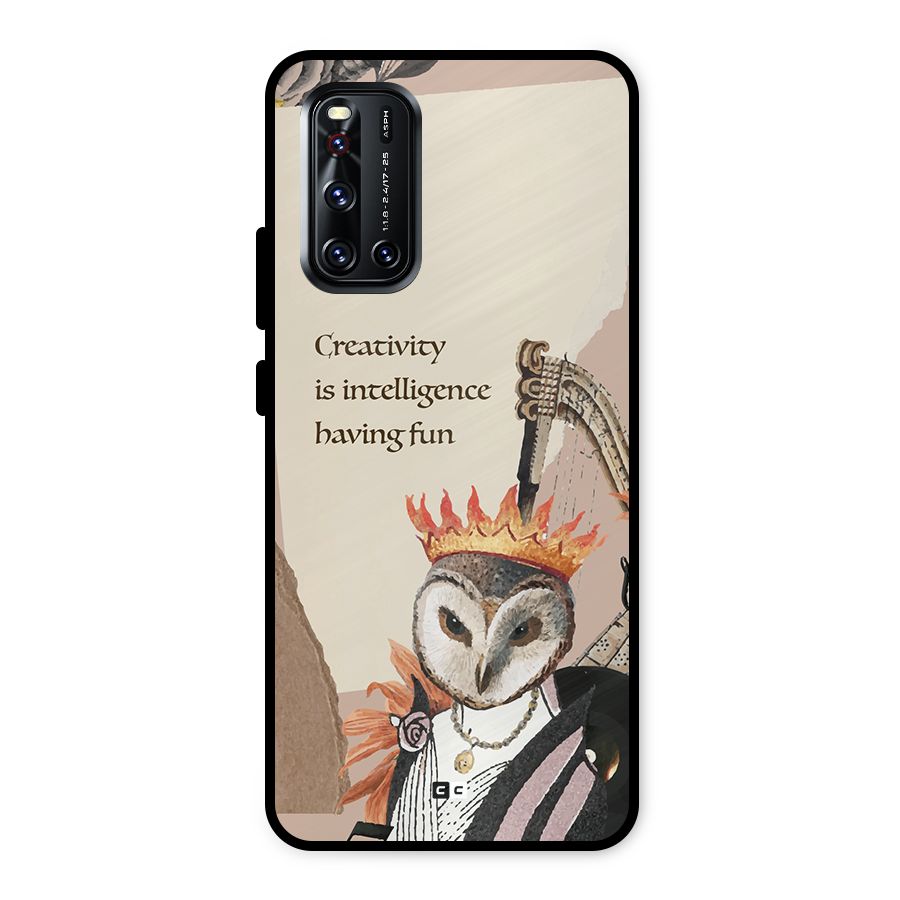 Creativity Intelligence Metal Back Case for Vivo V19