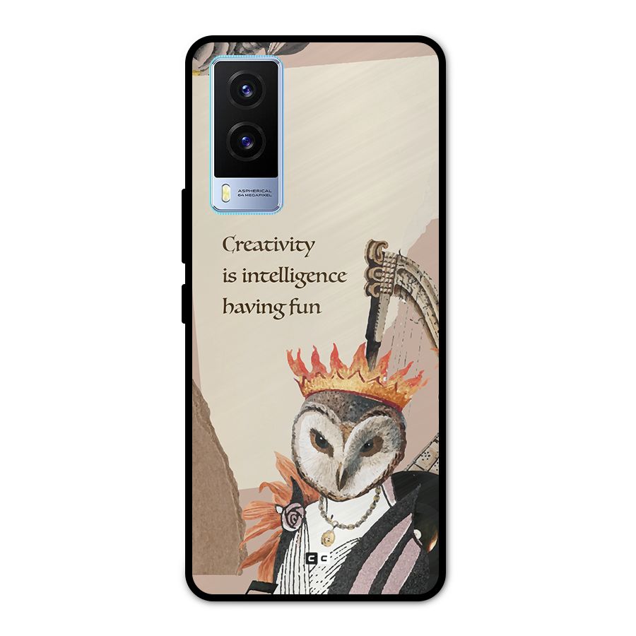 Creativity Intelligence Metal Back Case for Vivo V21e 5G