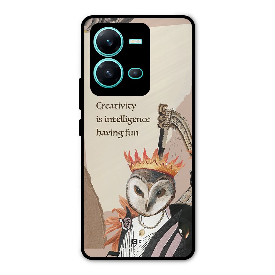 Creativity Intelligence Metal Back Case for Vivo V25