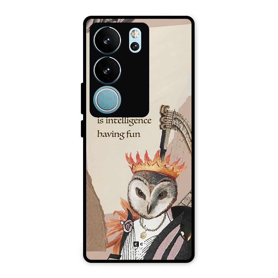 Creativity Intelligence Metal Back Case for Vivo V29 Pro
