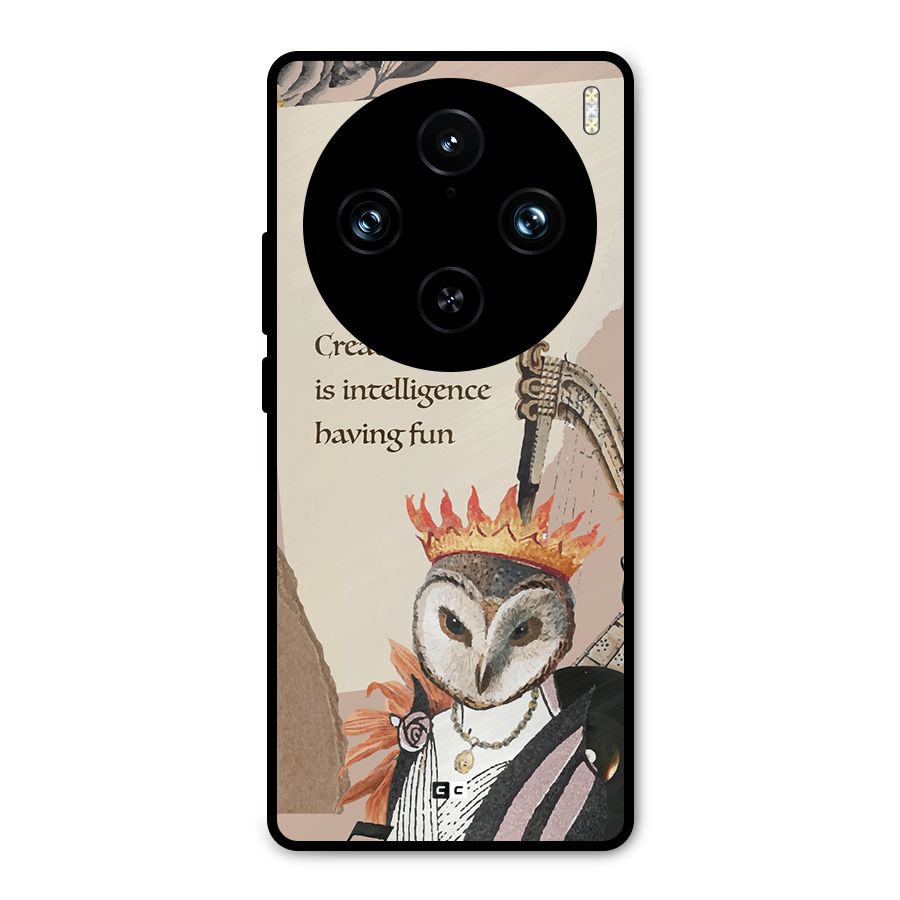 Creativity Intelligence Metal Back Case for Vivo X100 Pro
