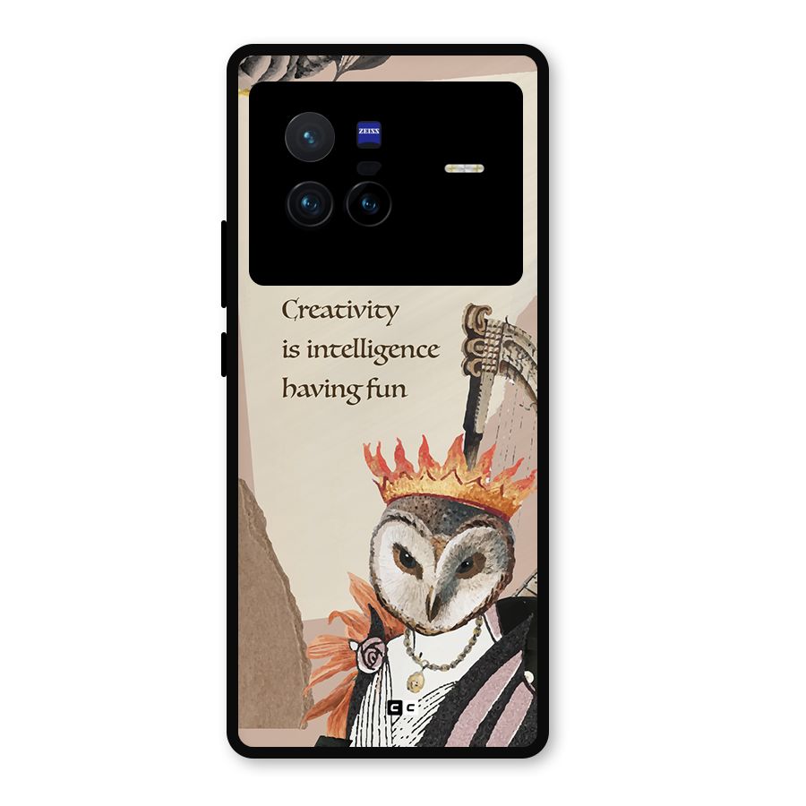 Creativity Intelligence Metal Back Case for Vivo X80