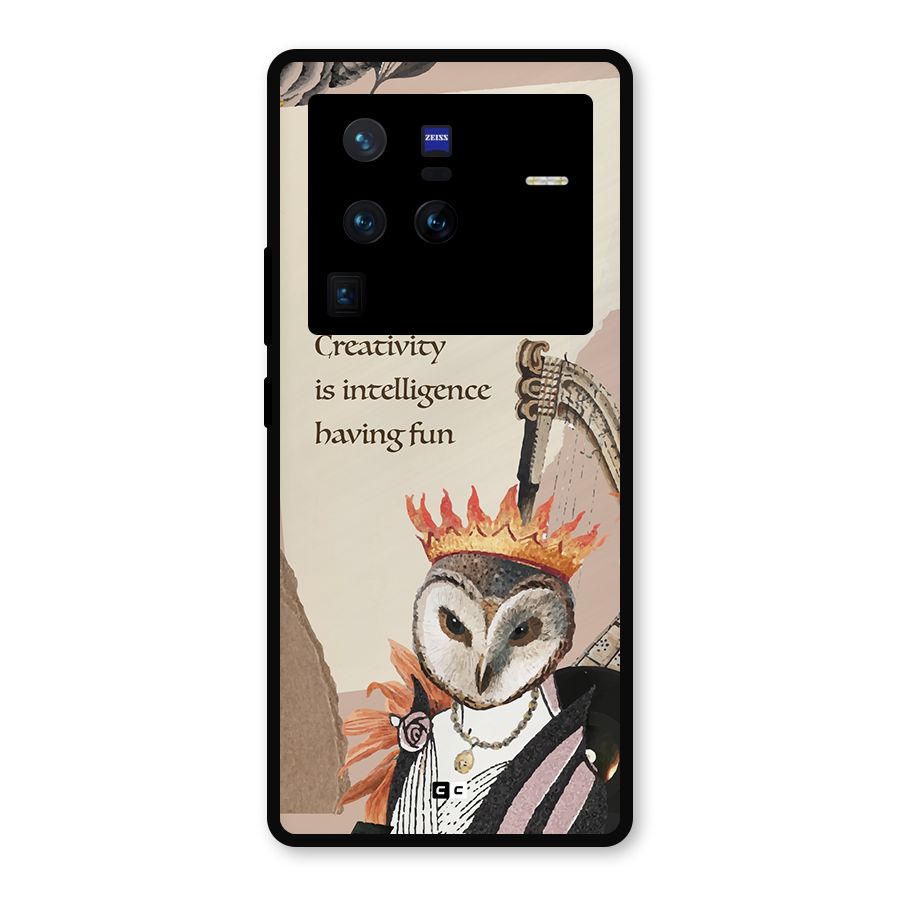 Creativity Intelligence Metal Back Case for Vivo X80 Pro