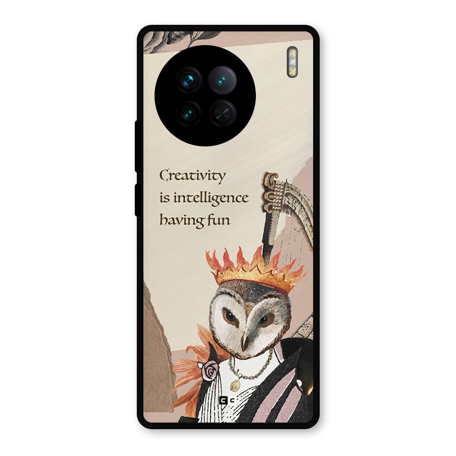Creativity Intelligence Metal Back Case for Vivo X90