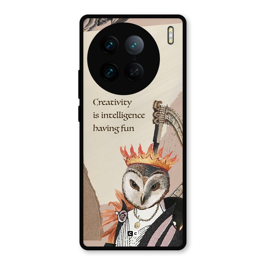 Creativity Intelligence Metal Back Case for Vivo X90 Pro