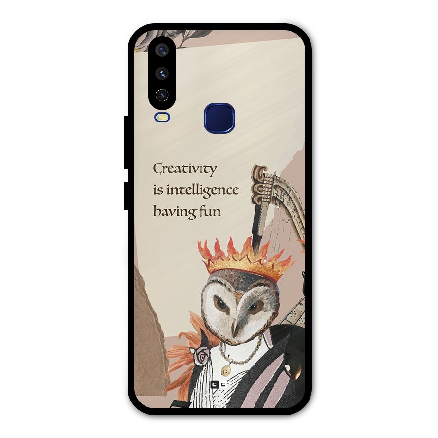 Creativity Intelligence Metal Back Case for Vivo Y12