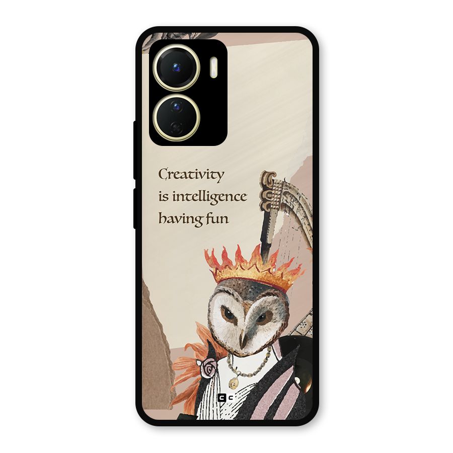 Creativity Intelligence Metal Back Case for Vivo Y16