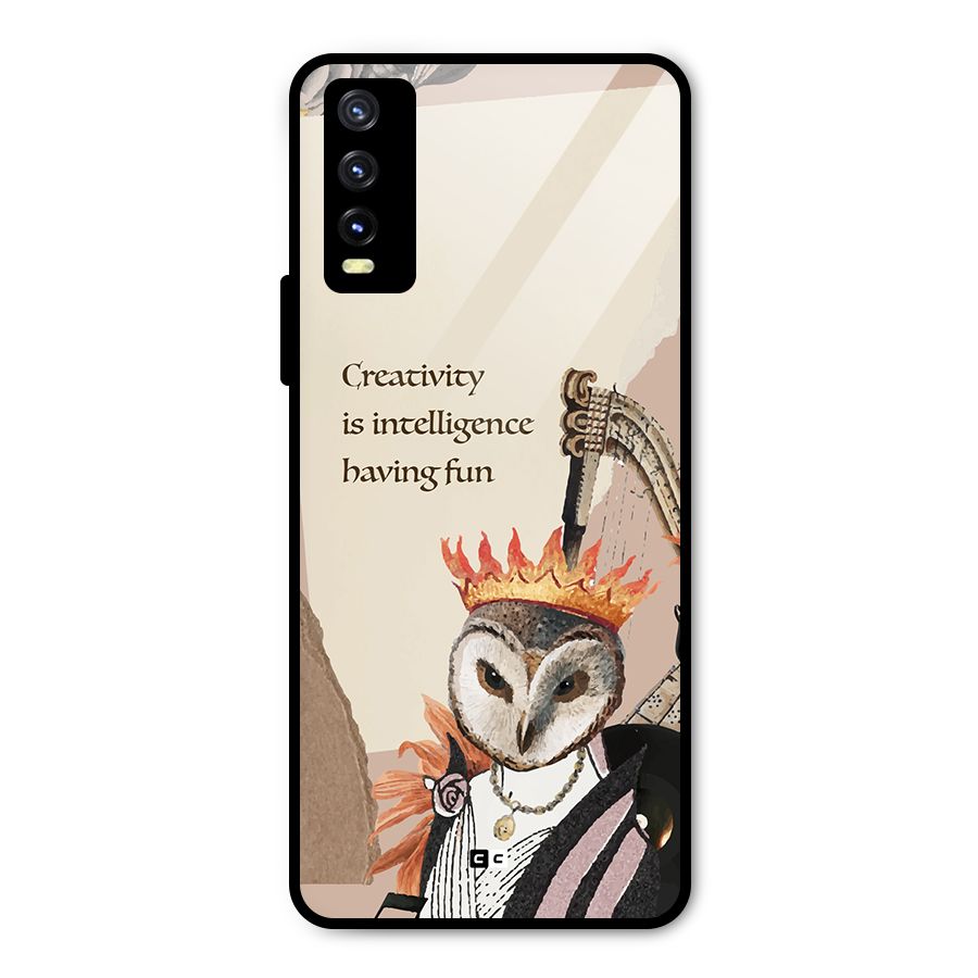 Creativity Intelligence Metal Back Case for Vivo Y20i