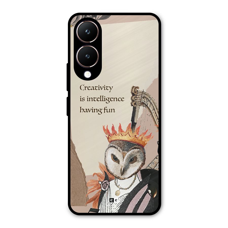 Creativity Intelligence Metal Back Case for Vivo Y28