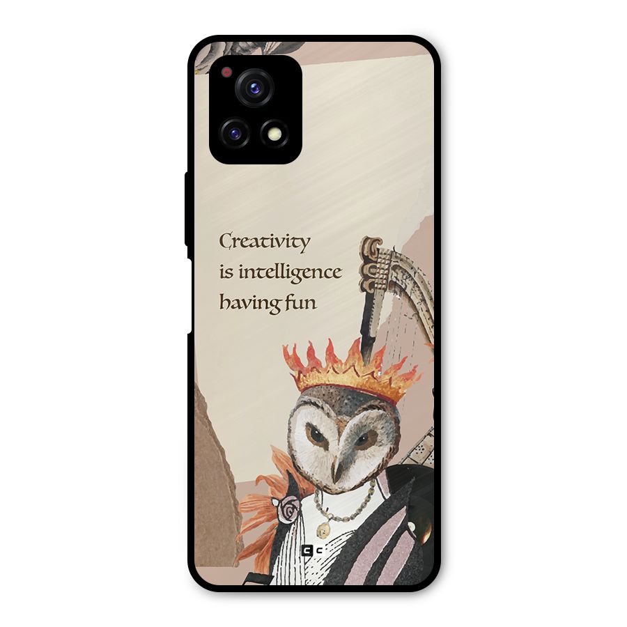 Creativity Intelligence Metal Back Case for Vivo Y72 5G