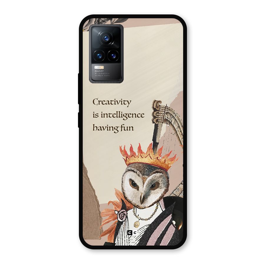 Creativity Intelligence Metal Back Case for Vivo Y73