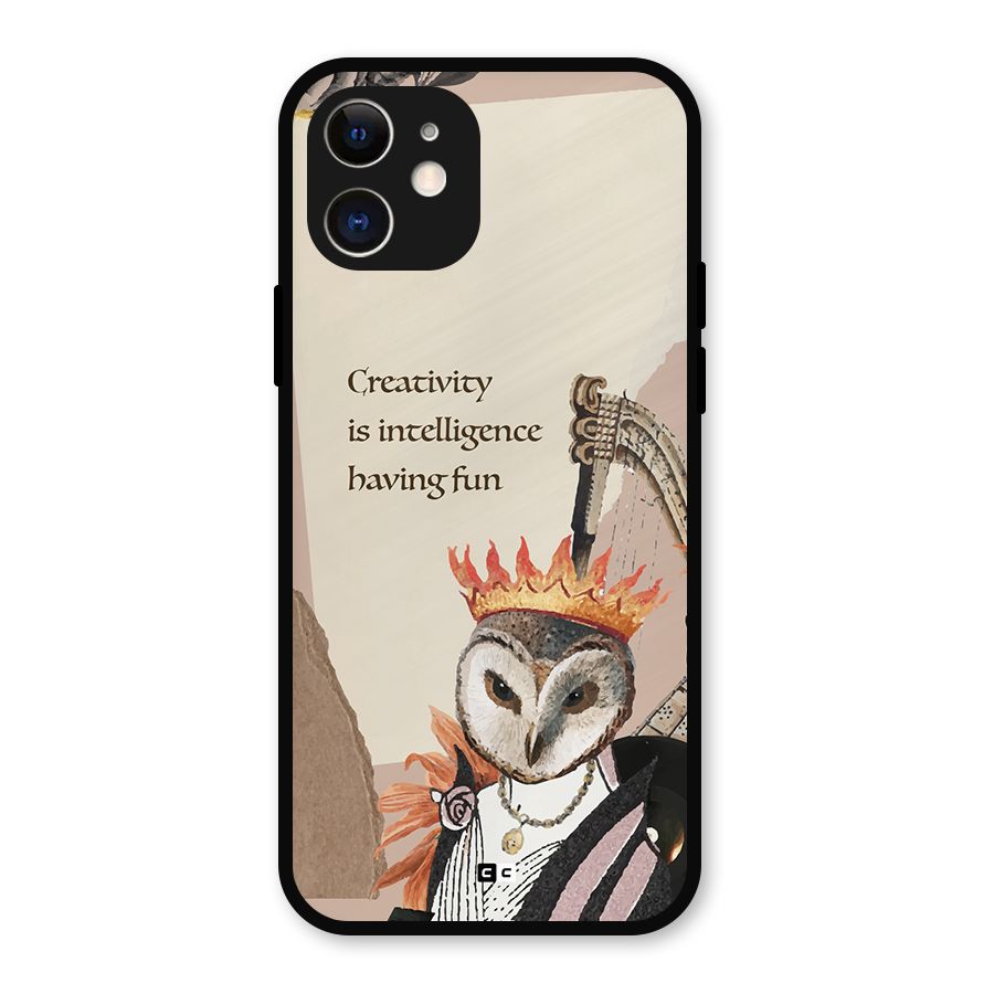 Creativity Intelligence Metal Back Case for iPhone 12