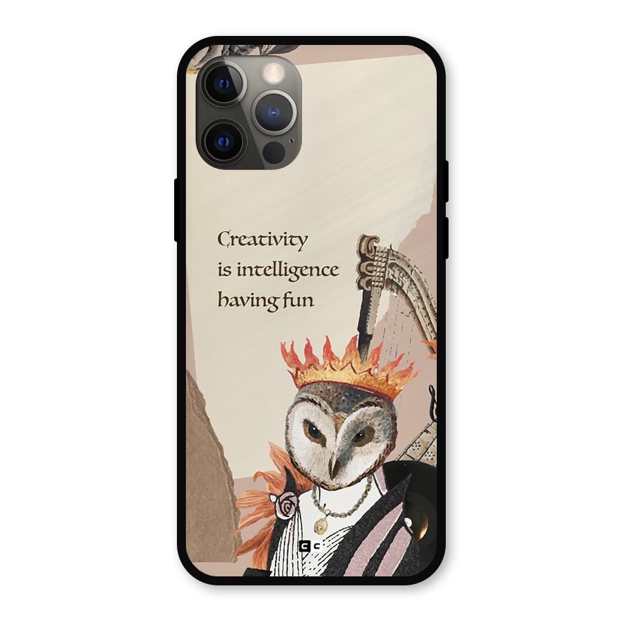Creativity Intelligence Metal Back Case for iPhone 12 Pro