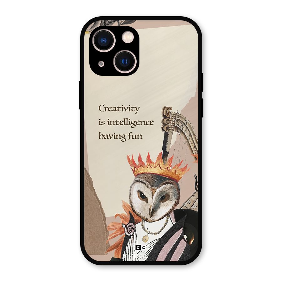 Creativity Intelligence Metal Back Case for iPhone 13