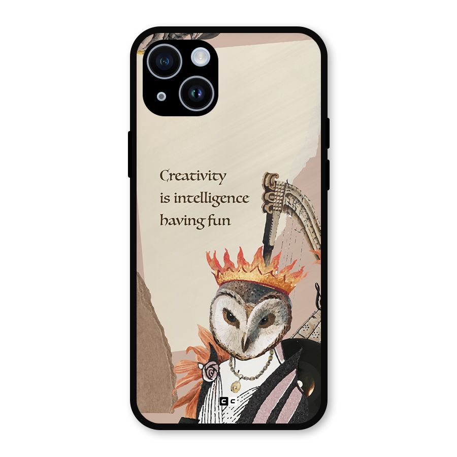 Creativity Intelligence Metal Back Case for iPhone 14