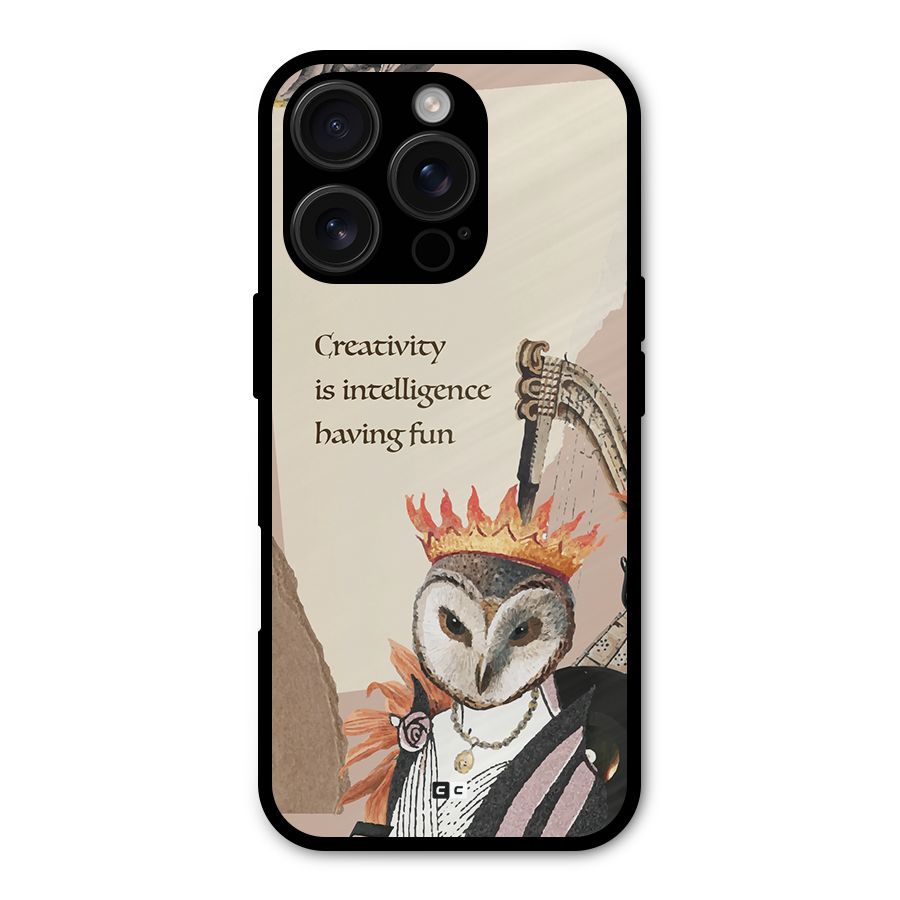 Creativity Intelligence Metal Back Case for iPhone 16 Pro