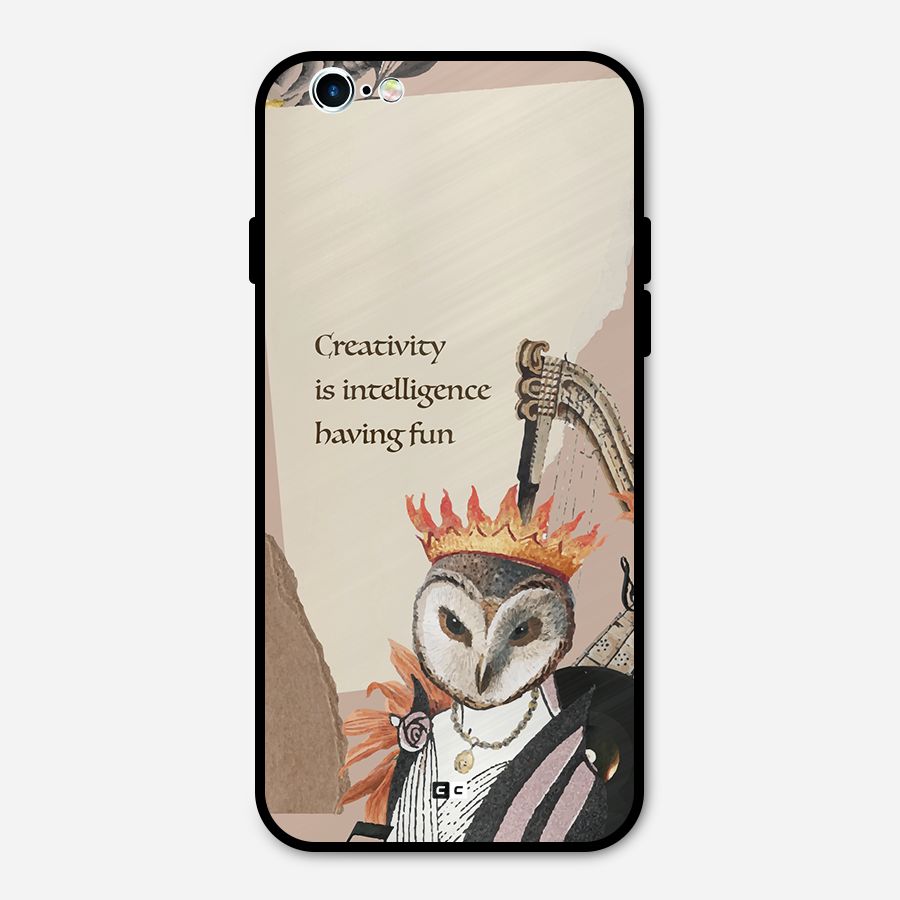 Creativity Intelligence Metal Back Case for iPhone 6 6s
