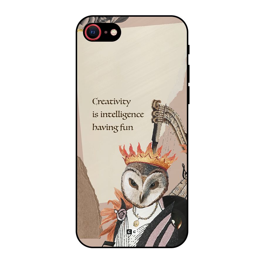 Creativity Intelligence Metal Back Case for iPhone 7
