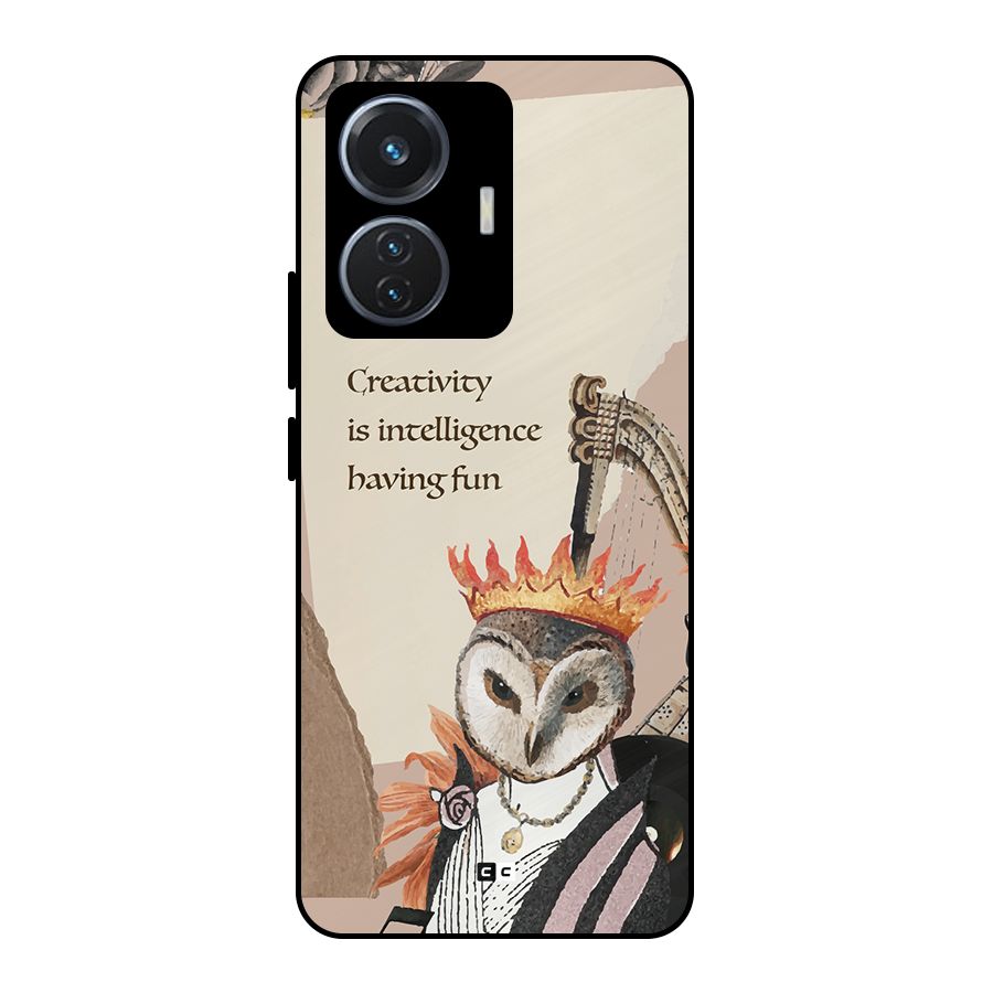 Creativity Intelligence Metal Back Case for iQOO Z6 44W