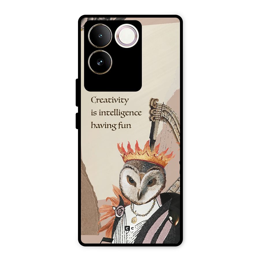 Creativity Intelligence Metal Back Case for iQOO Z7 Pro