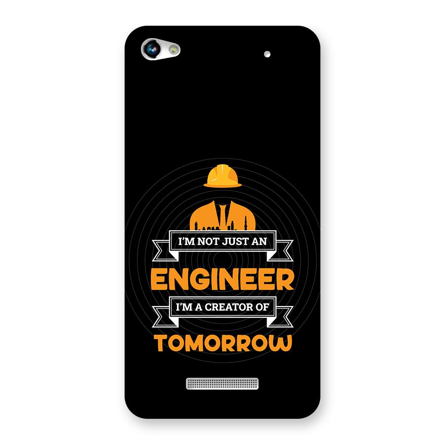 Creator Of Tomorrow Back Case for Canvas Hue 2 A316