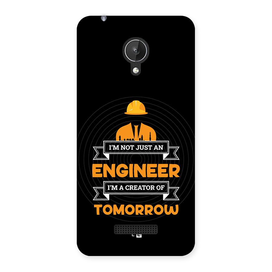 Creator Of Tomorrow Back Case for Canvas Spark Q380