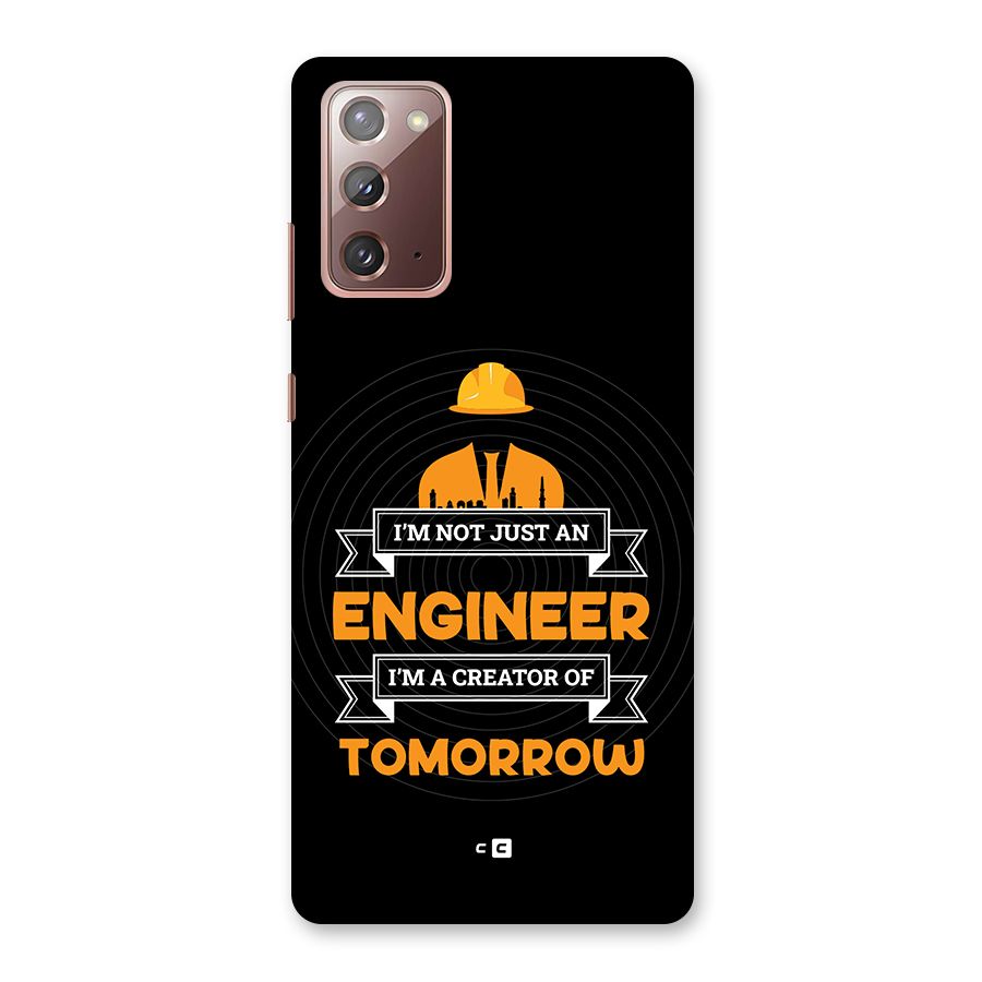 Creator Of Tomorrow Back Case for Galaxy Note 20
