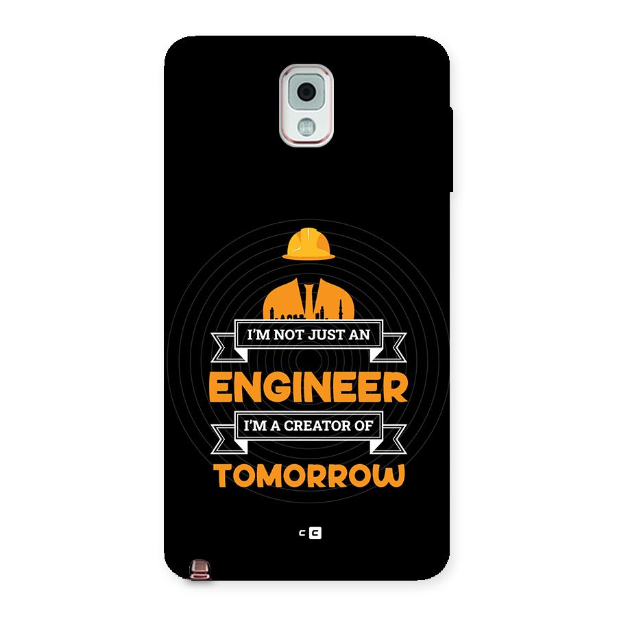 Creator Of Tomorrow Back Case for Galaxy Note 3
