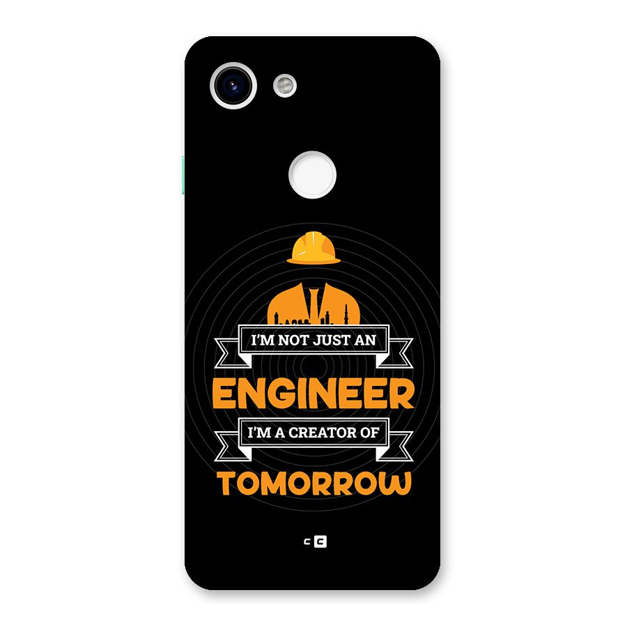 Creator Of Tomorrow Back Case for Google Pixel 3