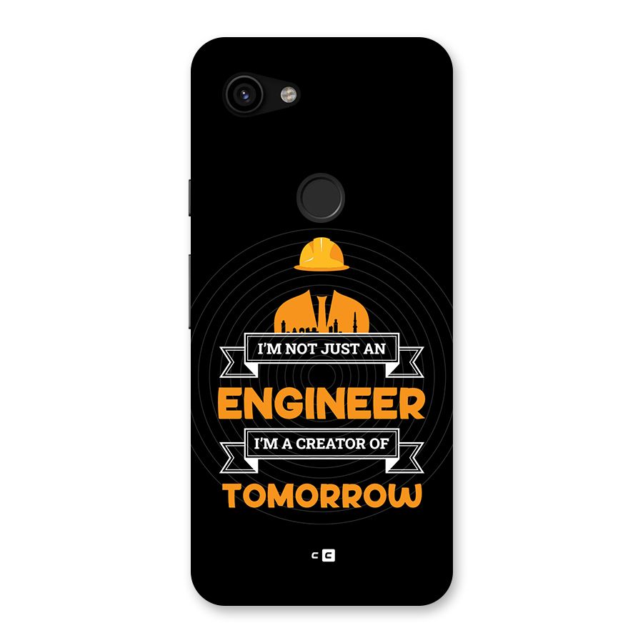 Creator Of Tomorrow Back Case for Google Pixel 3a