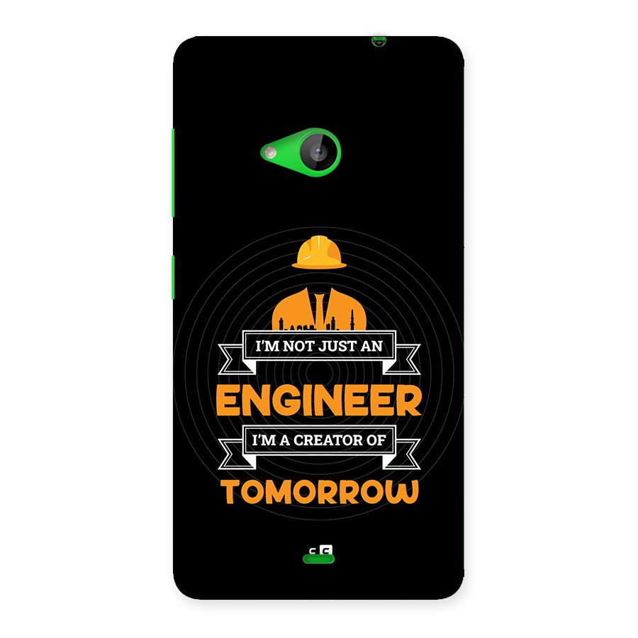 Creator Of Tomorrow Back Case for Lumia 535