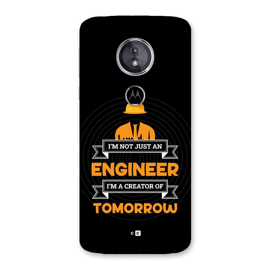 Creator Of Tomorrow Back Case for Moto E5