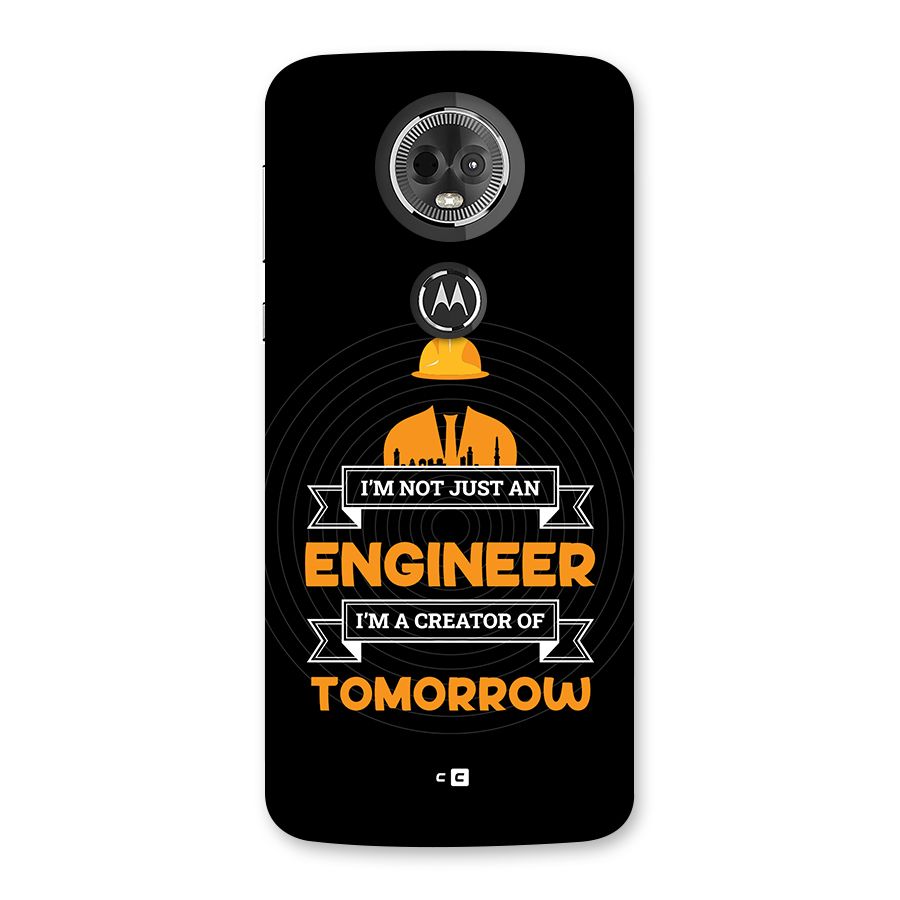 Creator Of Tomorrow Back Case for Moto E5 Plus