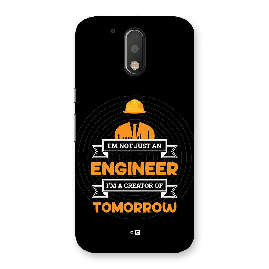 Creator Of Tomorrow Back Case for Moto G4