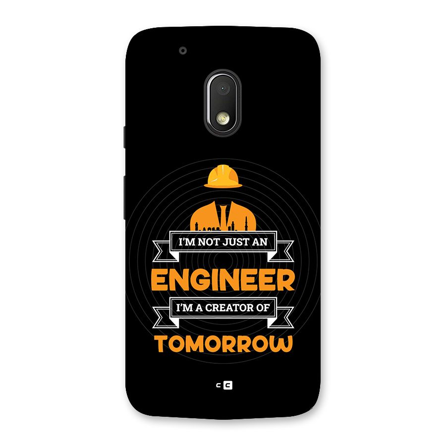Creator Of Tomorrow Back Case for Moto G4 Play