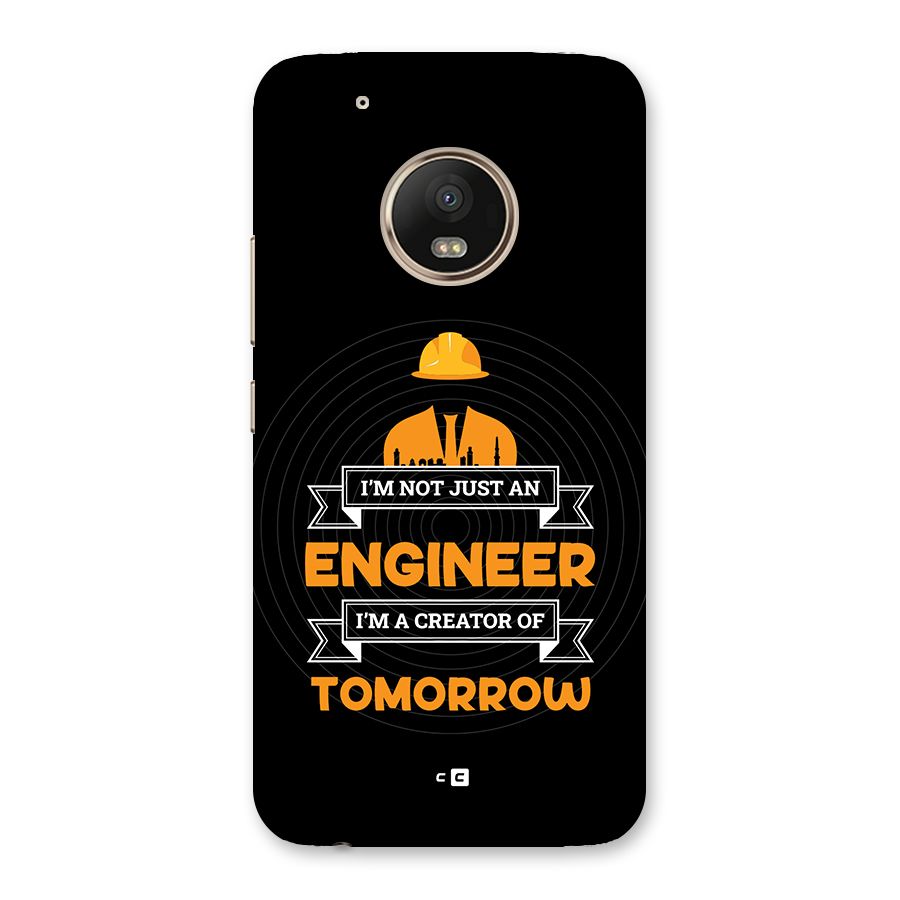 Creator Of Tomorrow Back Case for Moto G5 Plus